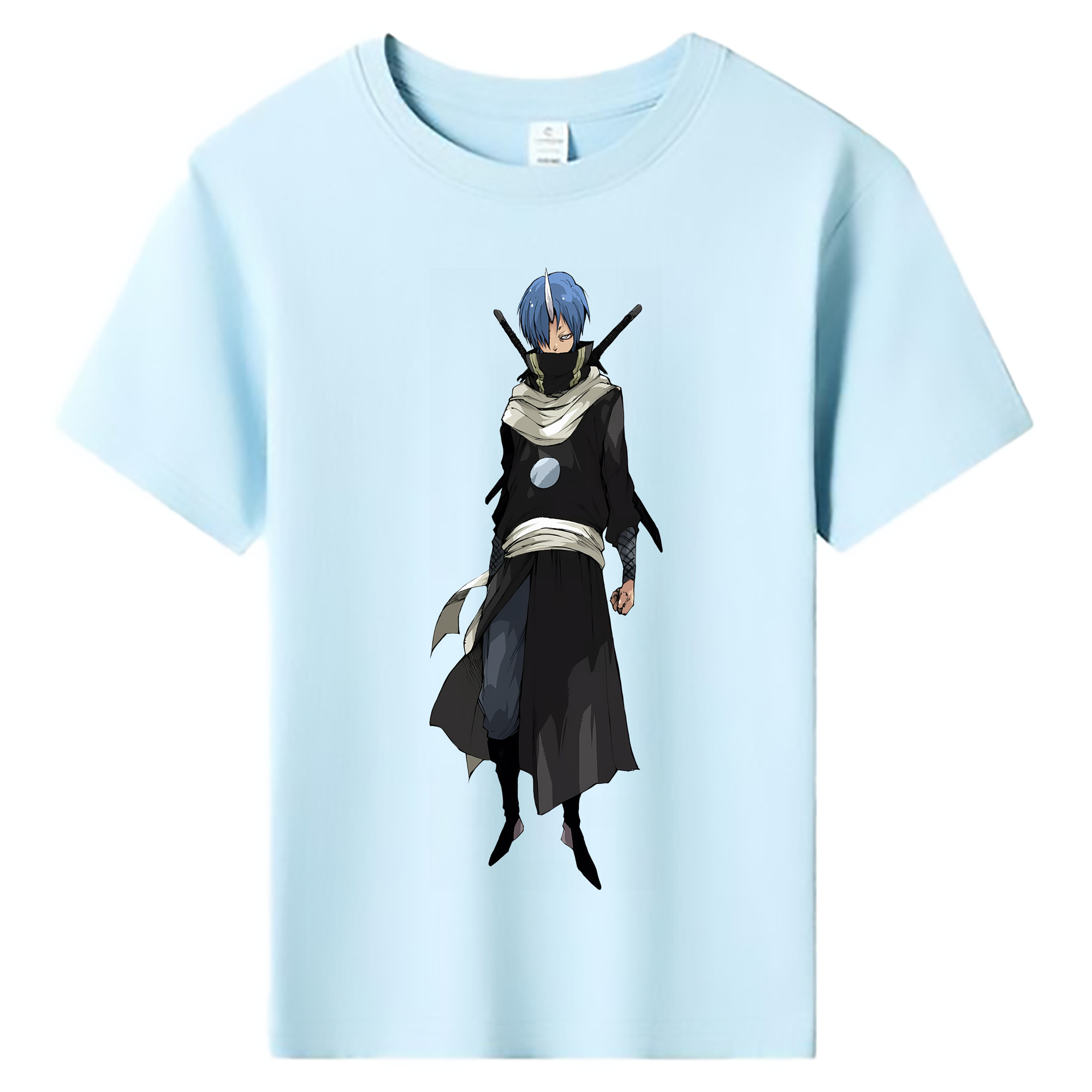 （画像用） 転スラ Regarding Reincarnated to Slime 綿100％キッズTシャツ（フロントプリント）